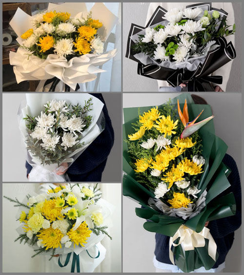 广东梅州市兴宁市宁新街道东风村白事花束代送